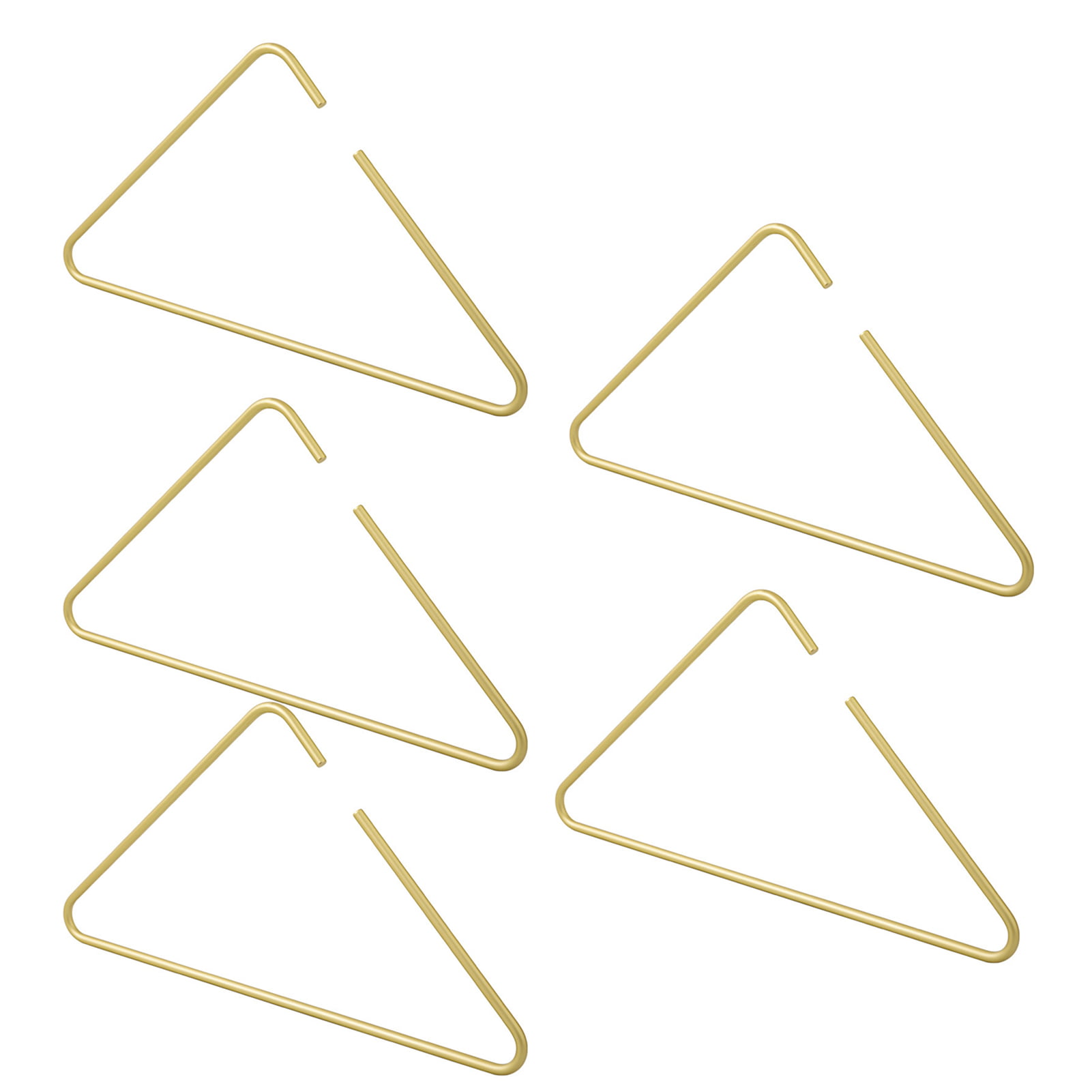 Hesroicy 5 Pcs Clothes Hangers Triangle Shape Non-slip Smooth Edge Thick  Anti-deformed Dry Clothes Waterproof Coat Trousers Scarf Wardrobe  Organizers Household Stuff 