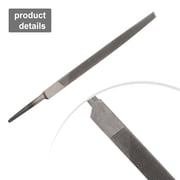 Triangle Shaped File for Fine Cutting Woodworking Metalwork Accessories Tool 5 Inches
