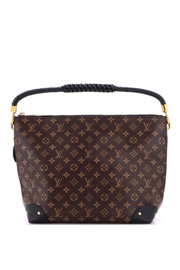 Triangle Softy Bag Reverse Monogram Canvas By Rebag