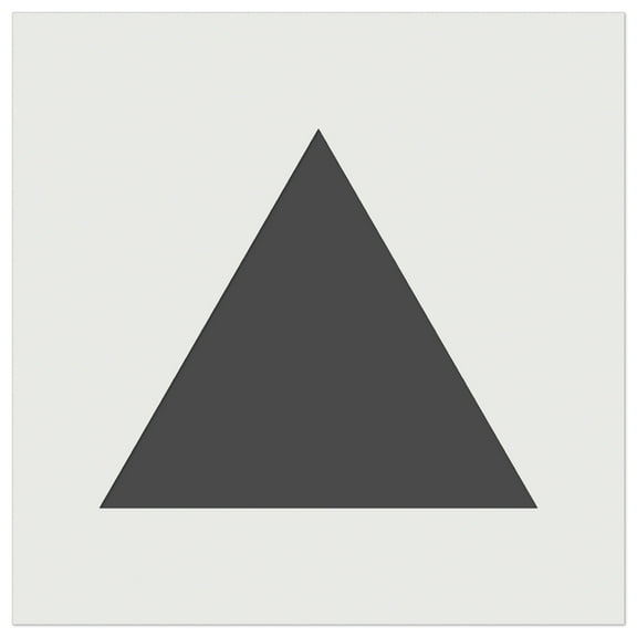 Triangle Solid DIY Cookie Wall Craft Stencil - 3.5 Inch