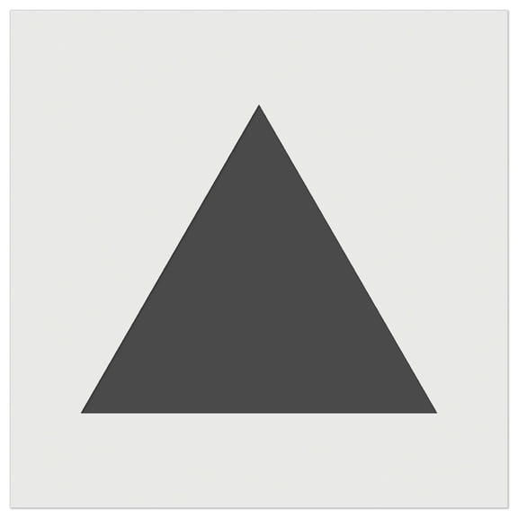Triangle Solid DIY Cookie Wall Craft Stencil - 4.5 Inch