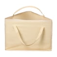thumbnail image 1 of Triangle/Square Hanger Bag for Handles, Space Saving Organisers Tidy Storage in Closets, Beige #1, 1 of 6