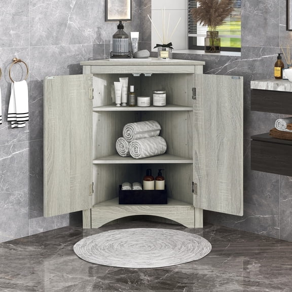 Triangle Storage for Various Rooms - Place in Corridor, Pantry, or Living Room