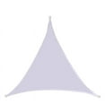 thumbnail image 1 of Triangle Sun Shade Sail 6.56x6.56x6.56FT Permeable Canopy Sand for Patio Garden Yard Deck Pergola(White), 1 of 2