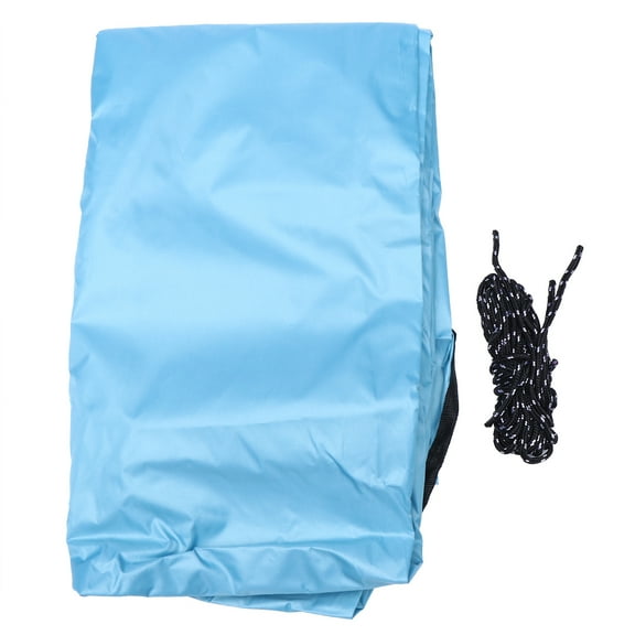 Triangle Sun Shade Sail Canopy UV Block Beach Tent Tarps with Rope Storage Bag for Outdoor Patio Camping Use blue