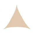 thumbnail image 1 of Triangle Sun Shade Sails Outdoor 78.74 x 78.74 x 78.74in - Sun Protection Sunshades UV Block Shade Canopy, Patio Shades for Backyard, Deck and Lawn, Sand, 1 of 4