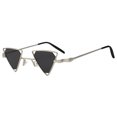 thumbnail image 1 of Triangle Sunglasses - Silver Frame / Smoke Lens, 1 of 3