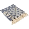 thumbnail image 1 of DII Triangle Throw French Blue, 1 of 5