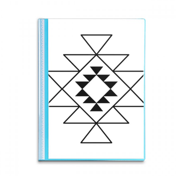 Triangle Totem Geometry Symbol Book Sheet Protectors Portfolio Binder Folder