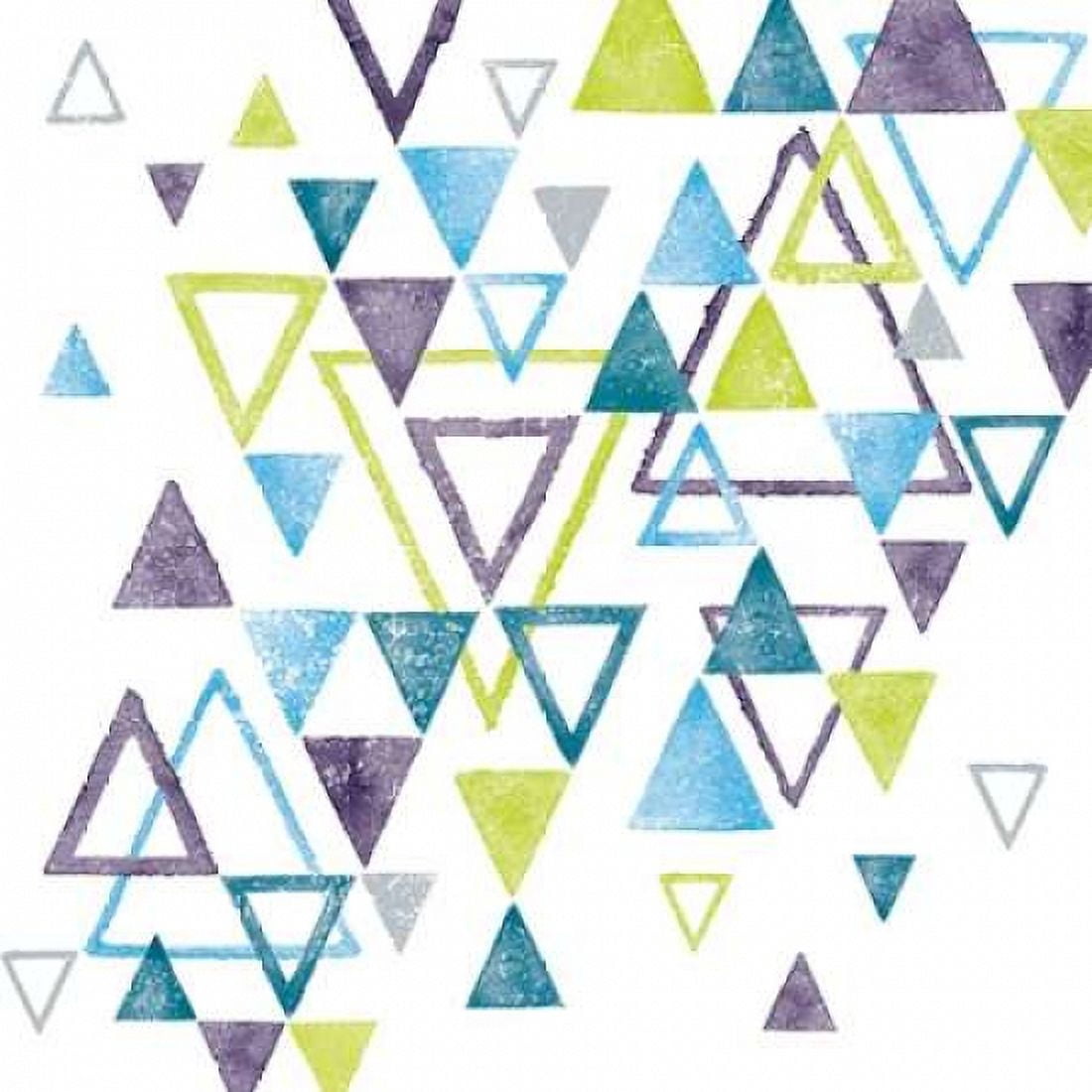 Triangle Tumble II Canvas Art - Moira Hershey (24 x 24)
