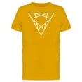 thumbnail image 1 of Triangle Upside Down Lines T-Shirt Men -Image by Shutterstock, Male Large, 1 of 2