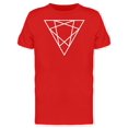 thumbnail image 1 of Triangle Upside Down Lines T-Shirt Men -Image by Shutterstock, Male Large, 1 of 2