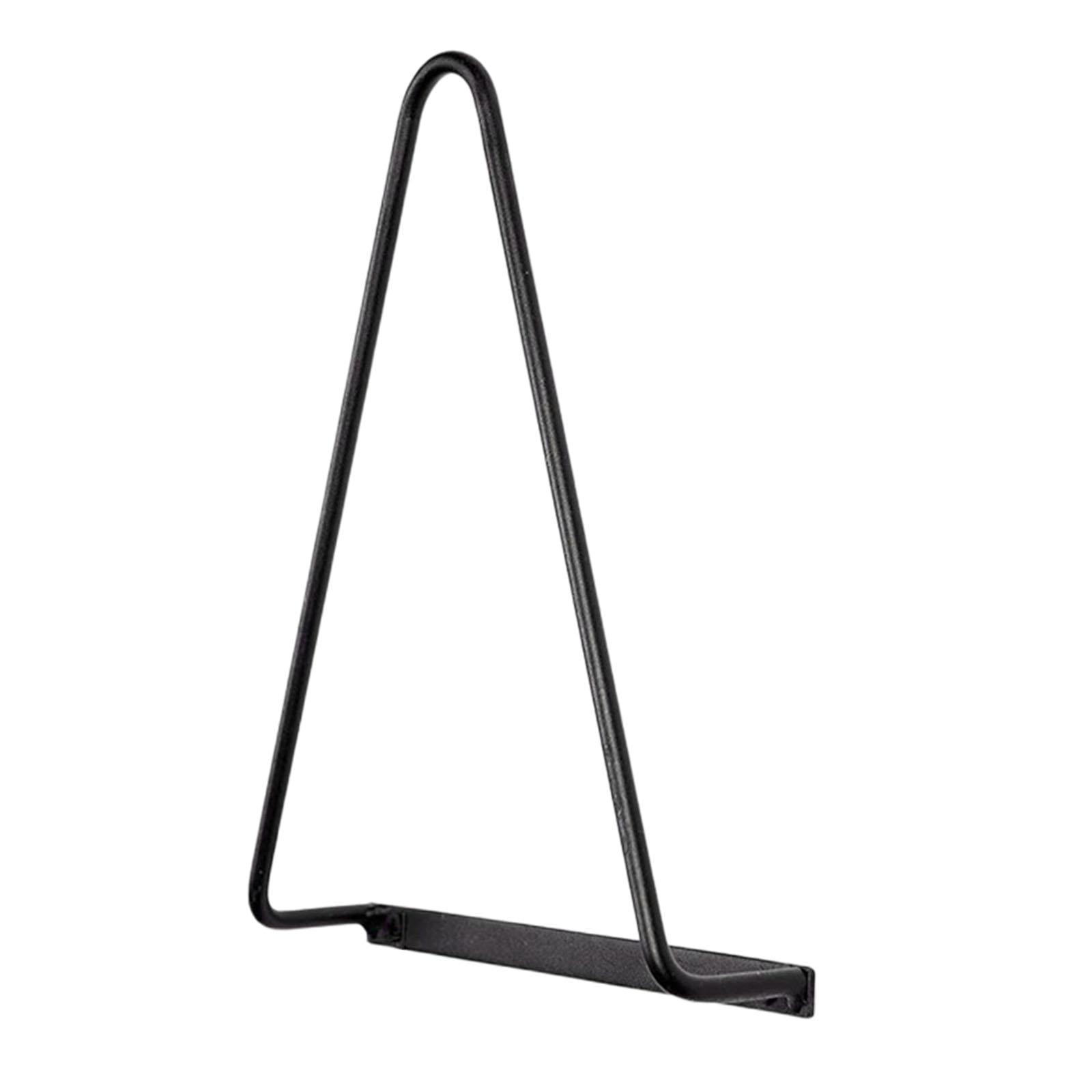 Triangle Wall Mounted Magazine Records Storage Rack Black - Walmart.com