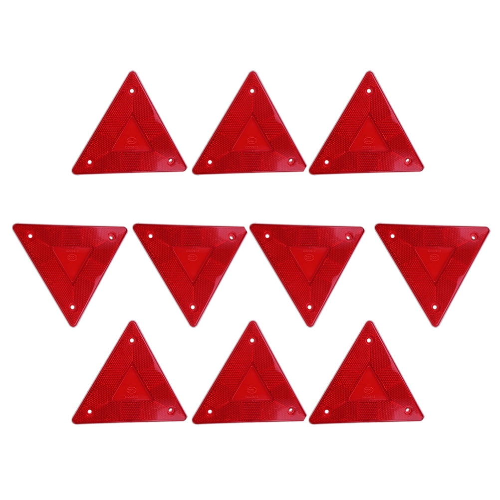 Triangle Warning Sign Roadside Triangles Car Safety Reflector Flag