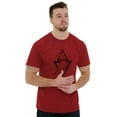 thumbnail image 1 of Triangle Whale Symbolic Spirit Animal Men's Graphic T Shirt Tees Brisco Brands X, 1 of 6