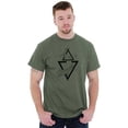 thumbnail image 1 of Triangle Whale Symbolic Spirit Animal Plus Size Crewneck Graphic Tee Shirt Brisco Brands 5X, 1 of 5