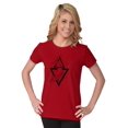 thumbnail image 1 of Triangle Whale Symbolic Spirit Animal Womens Slim Fit Graphic Tee Brisco Brands S, 1 of 4