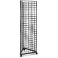 thumbnail image 1 of Triangle Wire Gridwall Panel Display Rack with Casters, 1 of 1