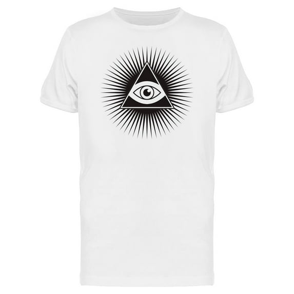 Triangle With All Seeing Eye T-Shirt Men -Image by Shutterstock, Male 3X-Large