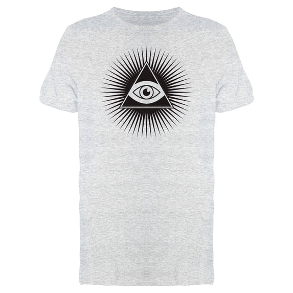 Triangle With All Seeing Eye T-Shirt Men -Image by Shutterstock, Male Medium