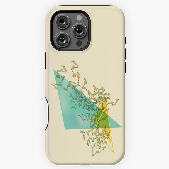 Triangled 02 Dance Abstract Art Phone Case for iPhone 16 15 14 13 12 11 Pro Max