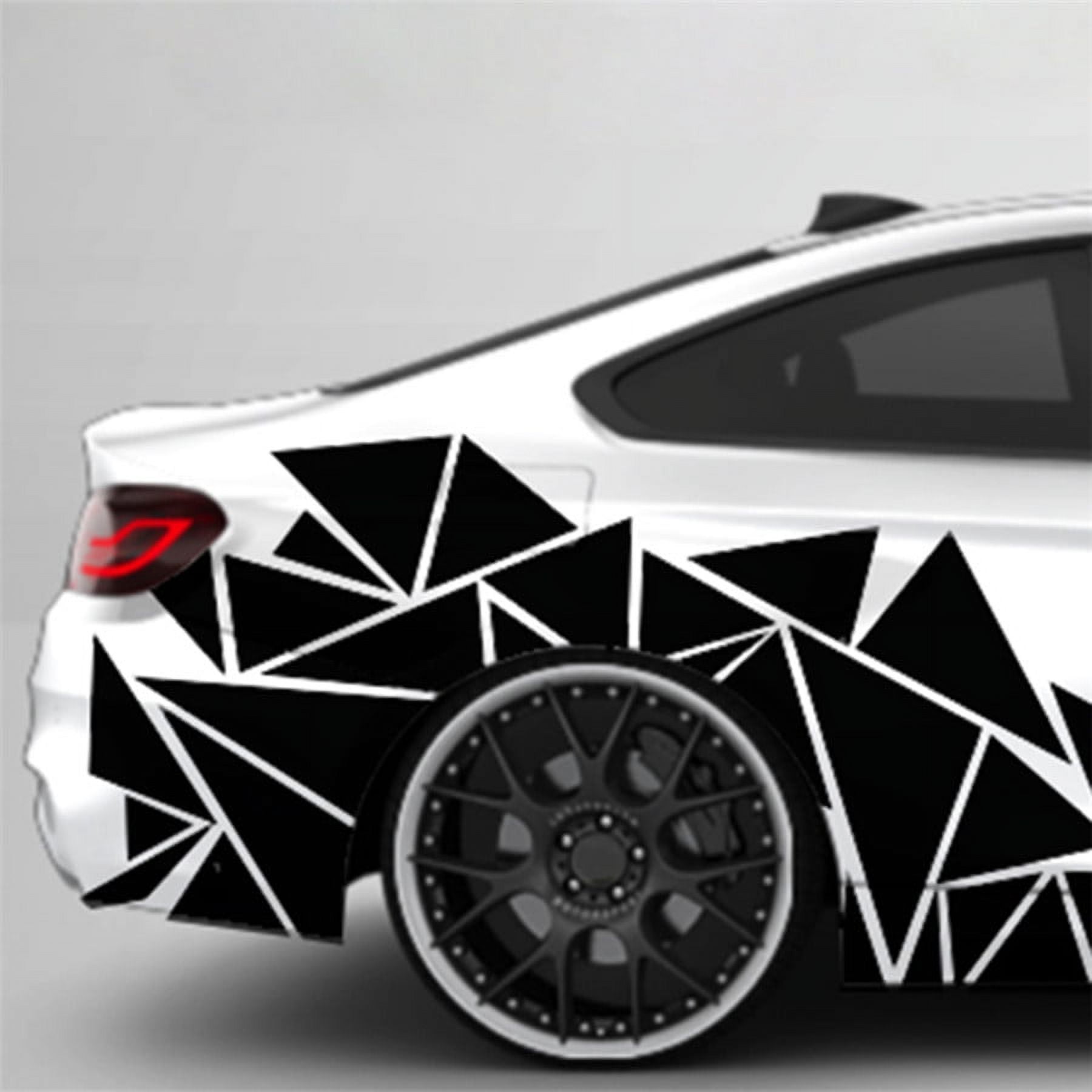 Triangles Car Side Sticker Camouflage Car-styling Vinyl Decal