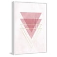 thumbnail image 1 of Triangles Inverses Floater Framed Painting Print on Canvas, 1 of 5