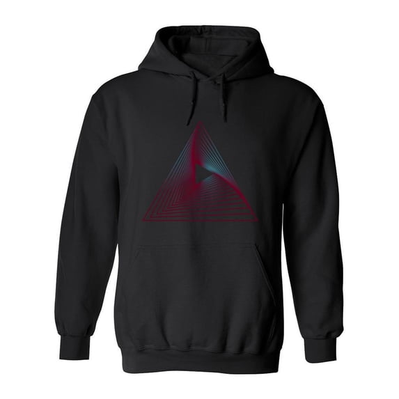 Triangles Merged Hoodie Men -Image by Shutterstock, Male x-Large