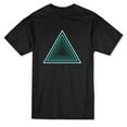 thumbnail image 1 of Triangles Set Color Men Black T-Shirt, Male Medium, 1 of 2