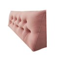 thumbnail image 1 of Triangular Bed Rest Pillow Extra Tall Thick 120x50x15cm for Reading Sleeping, 1 of 9