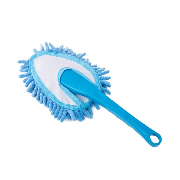 Triangular Bendable Chenille Duster, Microfiber Gap Dust Removal Brush, Portable Hand Dust Cleaner for Household Furniture, Car Interior Crevice Detailing
