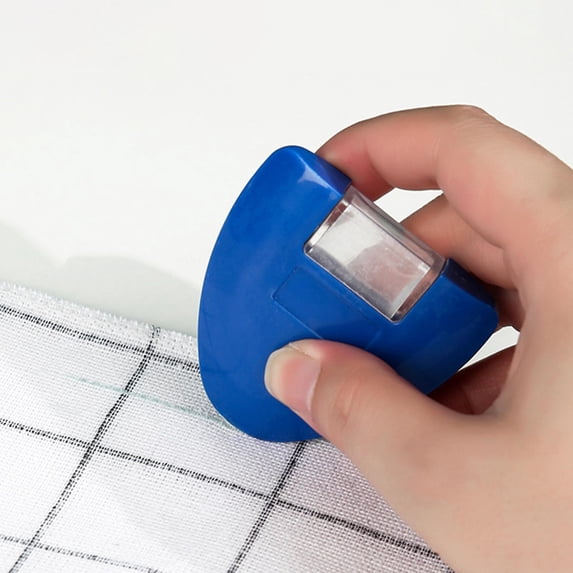 Triangular Chalk Wheel, Portable Tailor Chalk Marking Chalk Wheel, Durable, Accessory, Compact Mini DIY Removable Sewing Tool , Blue