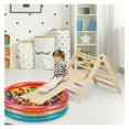 thumbnail image 1 of Triangular Climbing Toys for Toddlers 3-in-1, Pikler Triangle Set with Ramp & Ladder - Adjustable Height, Foldable, ASTM/CPSIA Certified - Indoor Outdoor Play, 1 of 9