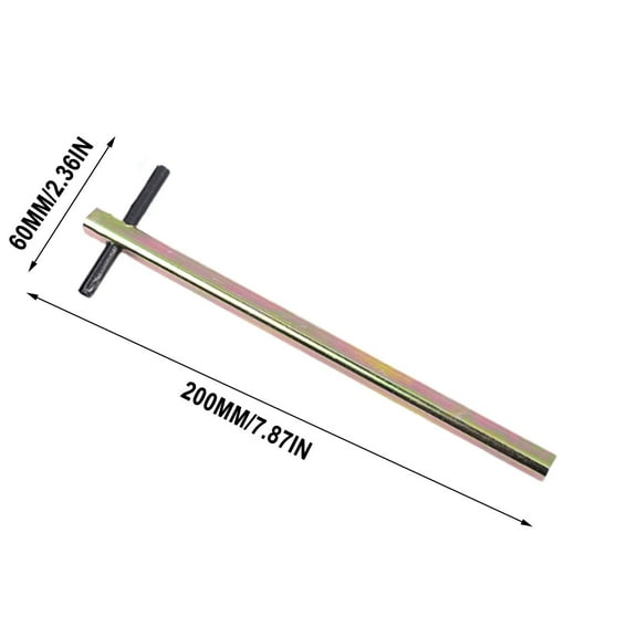 Triangular Elevator Door Key Long Emergency Elevator Wrench for Lift Door Access and Maintenance