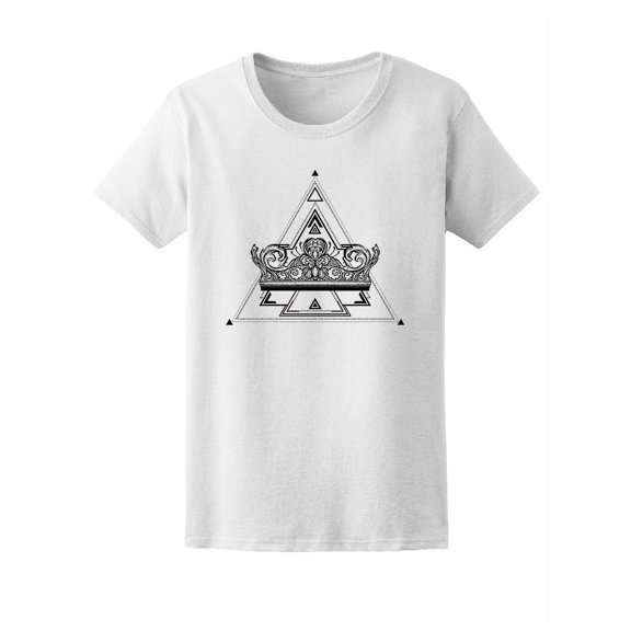 Triangular Figure With Crown T-Shirt Women -Image by Shutterstock, Female Medium