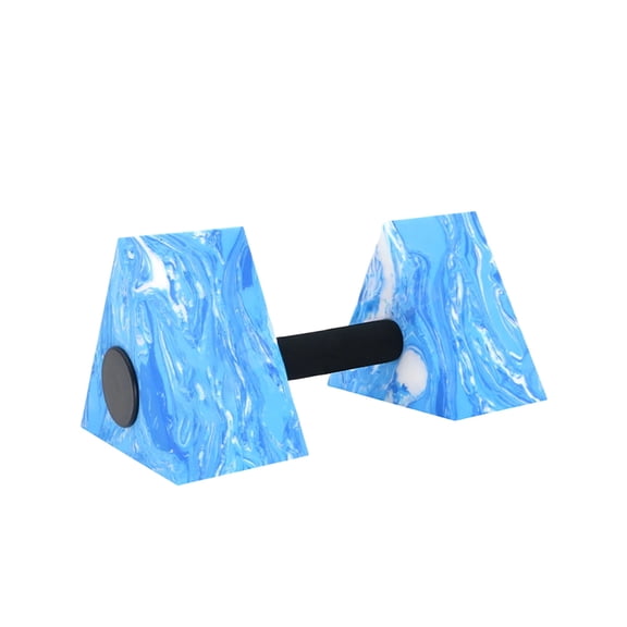 Triangular Floating Eva Water Fitness Dumbbells Lightweight Foam Pool Exercise Weights With Comfortable Handles(Blue-Style B)