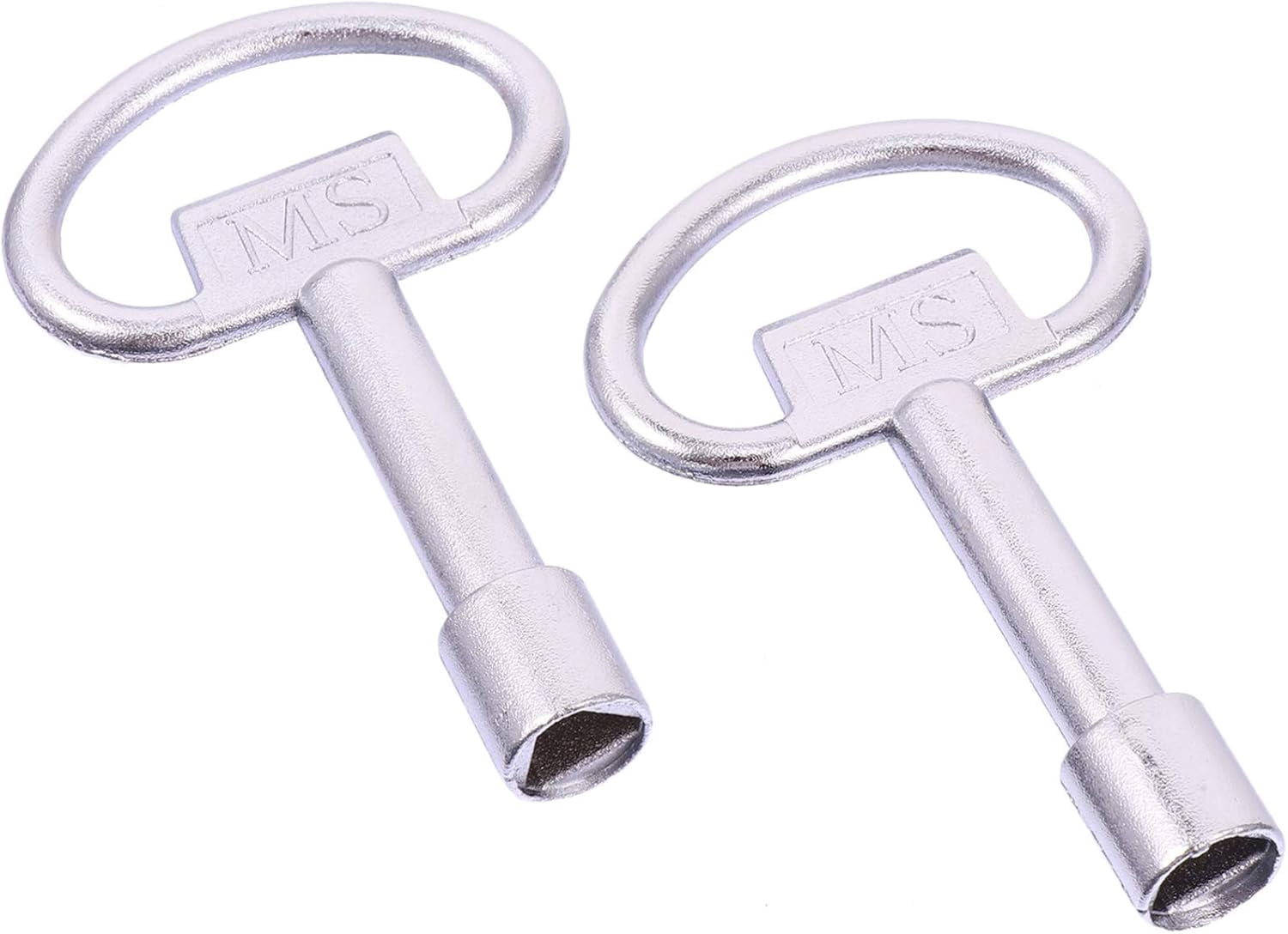 Triangular Gas Key Triangular Gas Electric Meter Key, Zinc Alloy Frame, Non-fading Silver ...