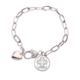 thumbnail image 1 of Triangular Geometric Circular Square Heart Chain Bracelet Jewelry Charm Fashion, 1 of 3