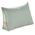 thumbnail image 1 of Triangular Headboard Pillow Twin Dorm Bed Bolster Cushion Backrest Reading Support Pillow, 1 of 4