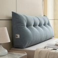 thumbnail image 1 of Triangular Headboard Pillow - Twin XL/Queen Size Ergonomic Back Rest with Removable Cover, Reading Support for Dorm Bed, Couch, Floor Sitting, 1 of 7
