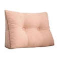 thumbnail image 1 of Triangular Headrest For Double Beds Backrest With Detachable Cover Ergonomic Long Pillow Backrest Suitable For Dormitory Beds Sofas Single Beds Bunk Beds (24x20 Inch）, 1 of 5