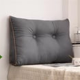 thumbnail image 1 of Triangular Headrest For Double Beds Backrest With Detachable Cover Long Pillow Backrest Suitable For Dormitory Sofas Beds Backrest Pillow Cushion Resting Reading (45*50*15cm), 1 of 9