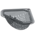thumbnail image 1 of Triangular Magnetic Sink Strainer Drainer | Corner Kitchen Sink Filter With Extended Coverage | Food Grade Pp Multifunctional Storage Rack For Washing Dishes, 1 of 6