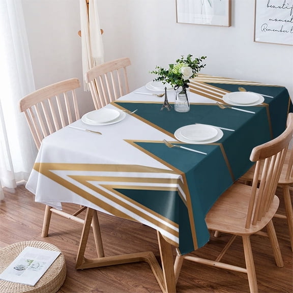 Triangular Mountain Shape Tablecloths Waterproof Kitchen Items Coffee Table For living Room Home Decor Dining Table