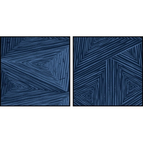 Marmont Hill Triangular Patterns Diptych