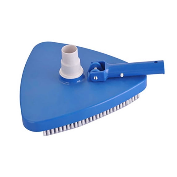 Triangular Pool Cleaning Brush for Large Swimming Pools - Detachable 40cm Durable Scrubber, Efficient Wall & Floor Scraper with Storage Hook
