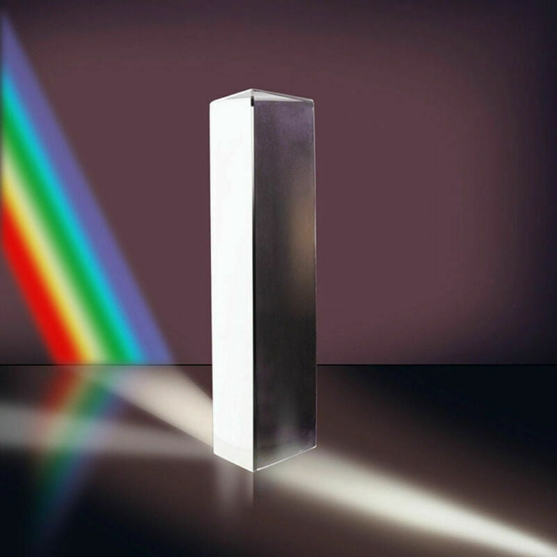 Triangular Prism Optical Glass Triple Physics Teaching Light Spectrum ...