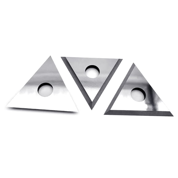 Triangular Reusable Scrapers Blade Pack of 3 Steel Tool Removes Old Painting Adhesive from Surfaces