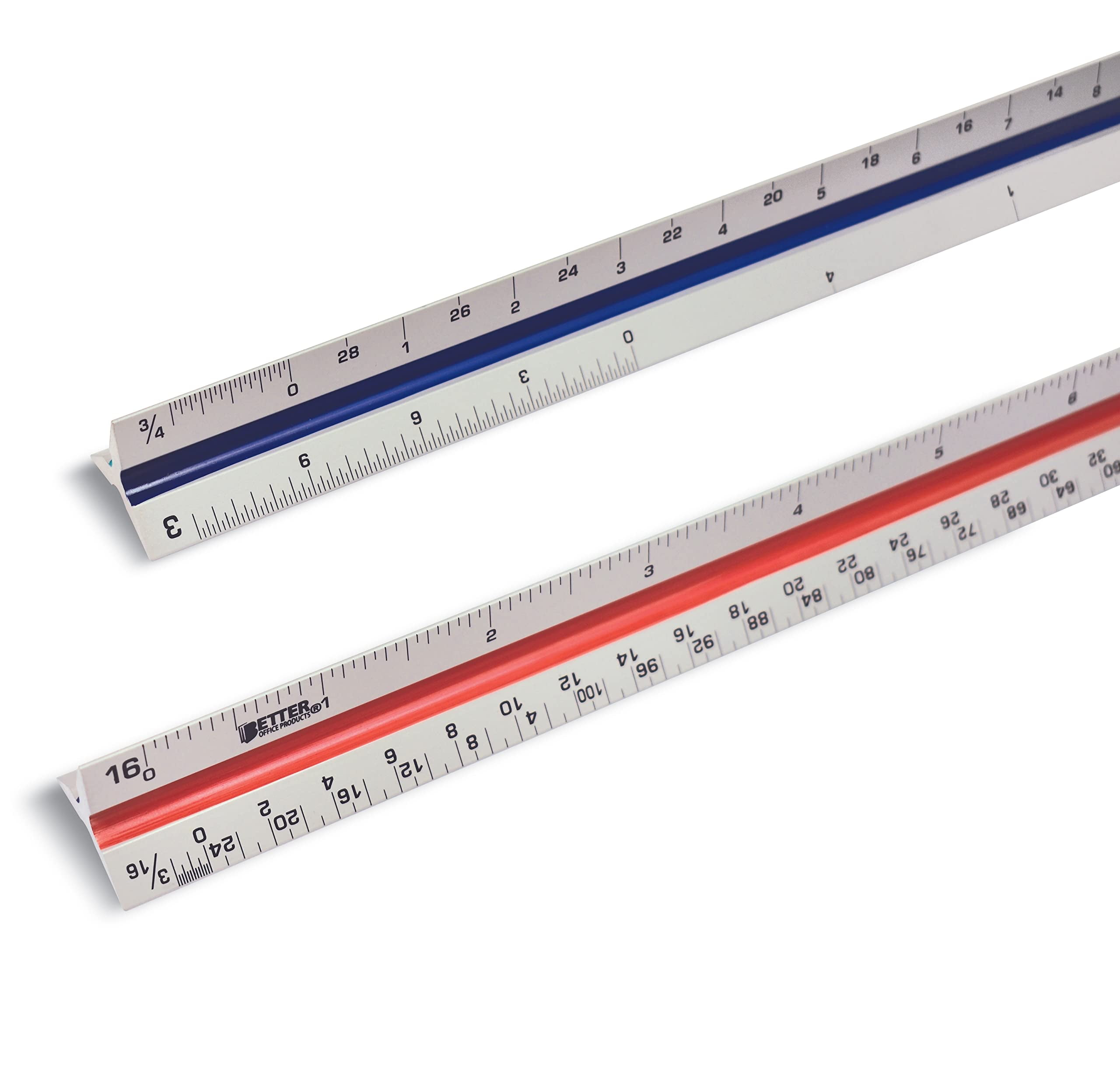 Architect Scale Ruler 12-Inch Color-Coded Professional-Grade Aluminum  Triangular Drafting Ruler for Architect Civil - AliExpress