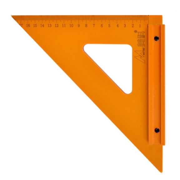 Triangular Ruler Aluminum Square Ruler Carpenter Woodworking Metal Square Rule